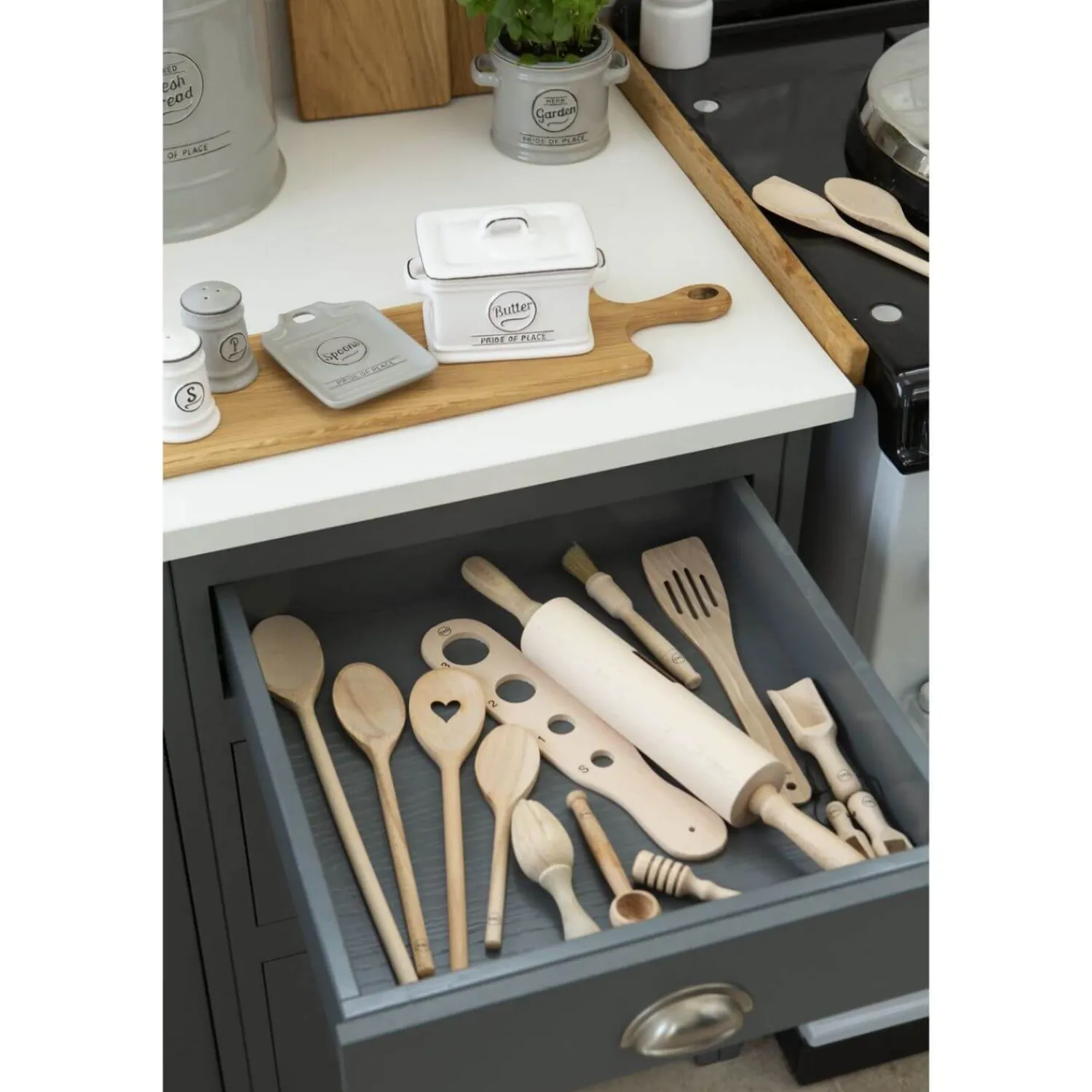 Tu0026G T&G Woodware Beech Spaghetti Spoon