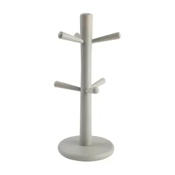 Tu0026G T&G Woodware Hevea 6 Peg Mug Tree - Grey