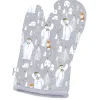THE SNOWMAN 100% Cotton Single Oven Glove - Alpine Adventure