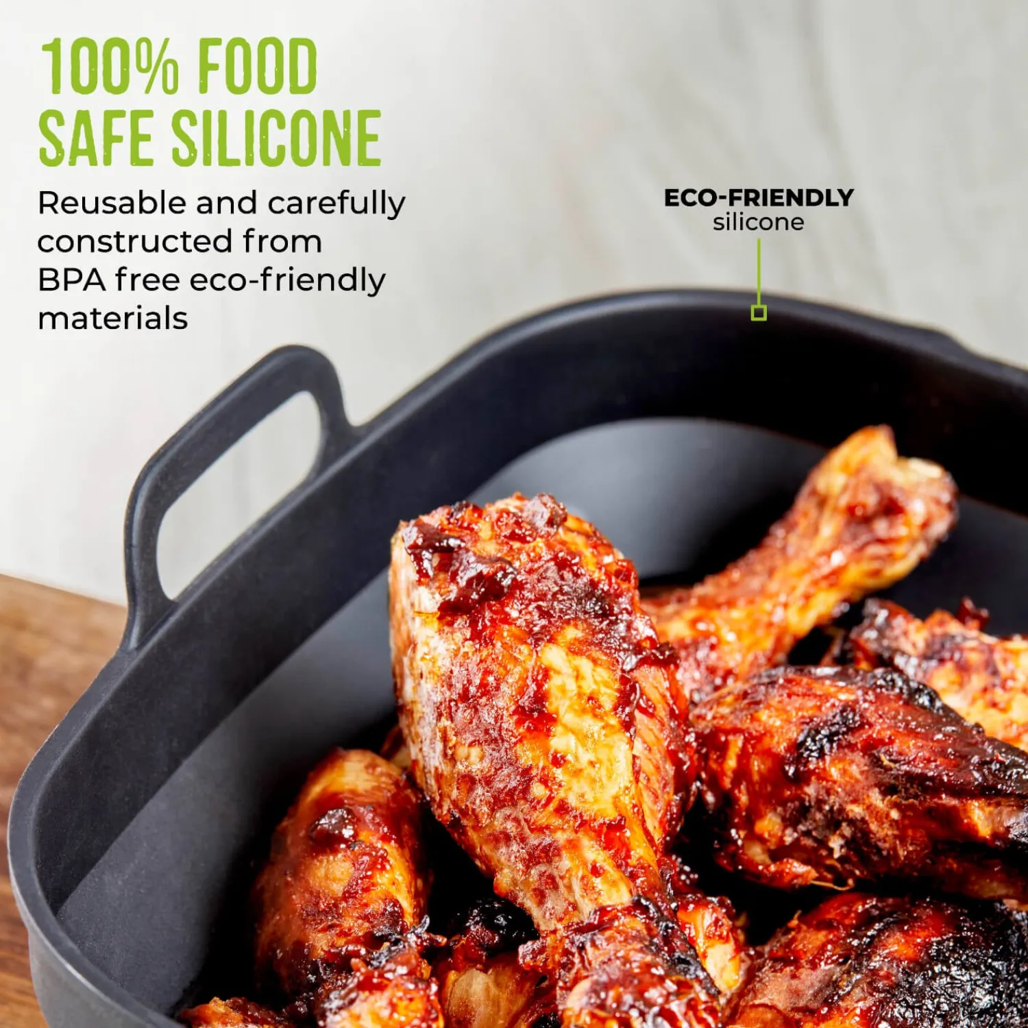 Tower Air Fryer Square Foldable Trays - Pack of 2