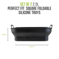 Tower Air Fryer Square Foldable Trays - Pack of 2