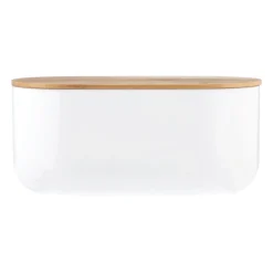 Typhoon Eden Carbon Steel Bread Storage Container - White