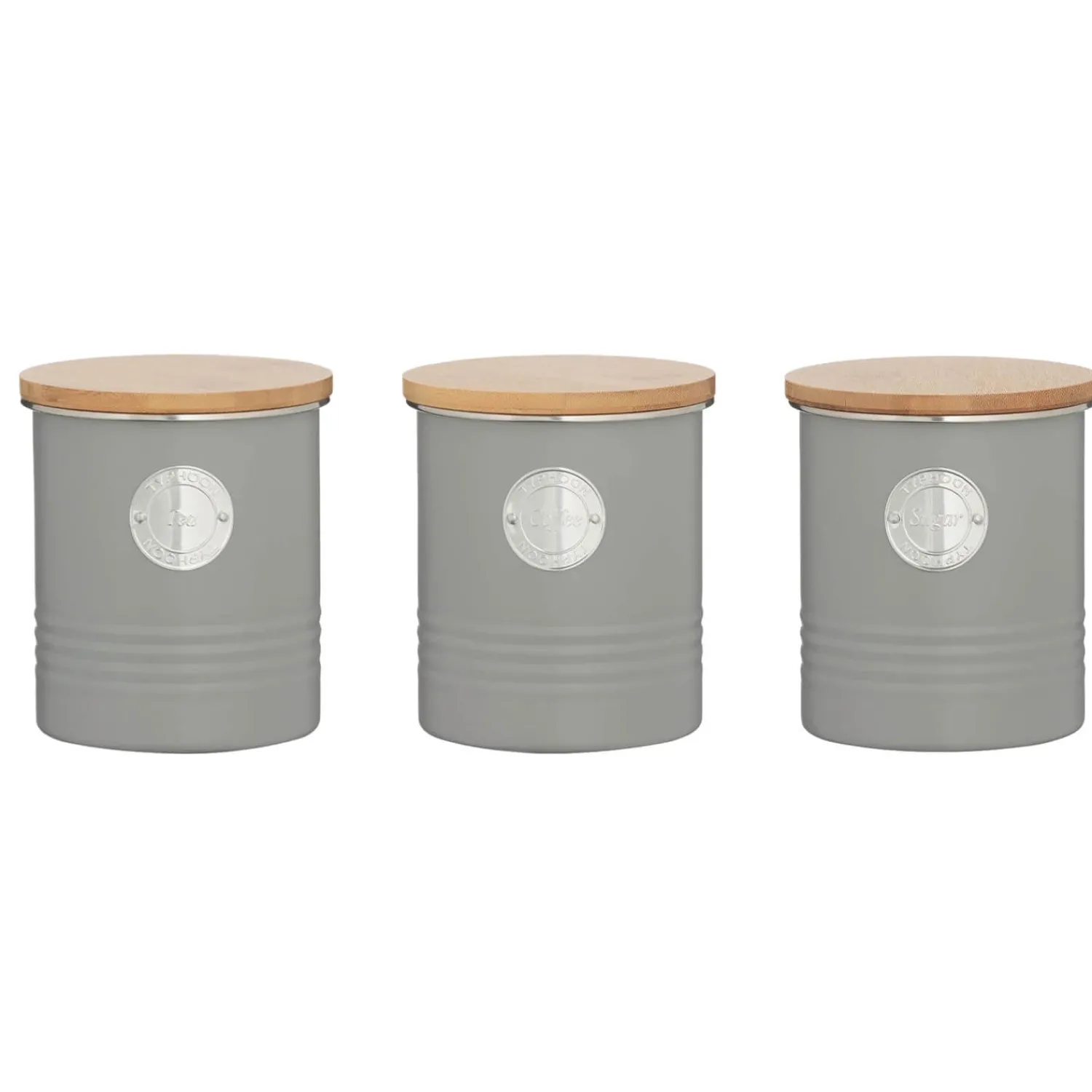 Typhoon Living 3 Piece Canister Set - Grey