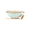 Typhoon World Foods Ceramic Noodle Soup Bowl Set - Blue