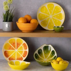 Typhoon World Foods Oval Lemon Bowl