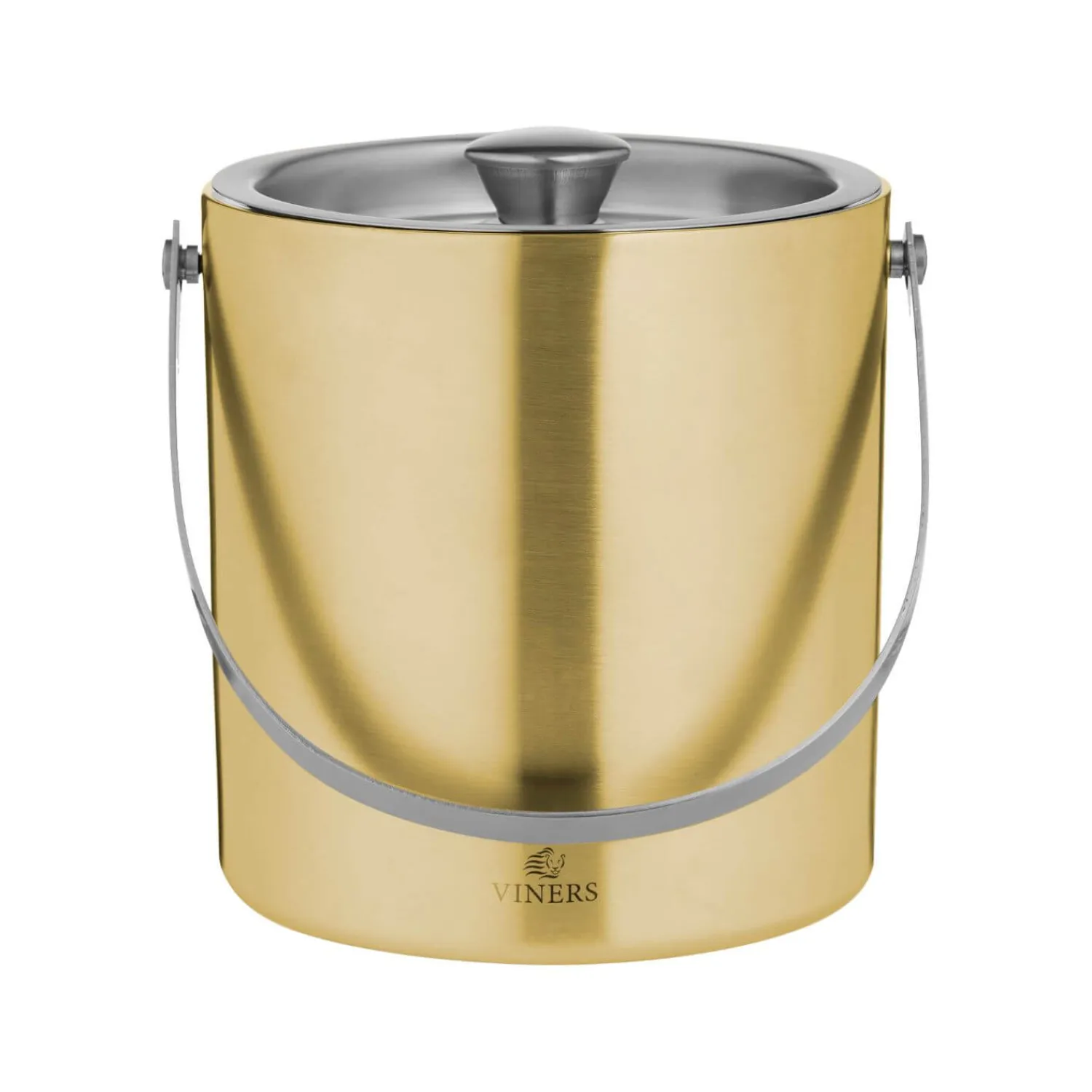 Viners Barware Double Walled Ice Bucket - Gold
