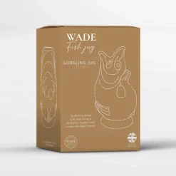 Wade Fish Earthenware 1.2 Litre Gluggle Jug - Cobalt