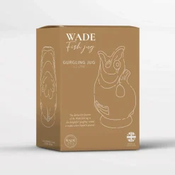 Wade Fish Earthenware 1.2 Litre Gluggle Jug - White