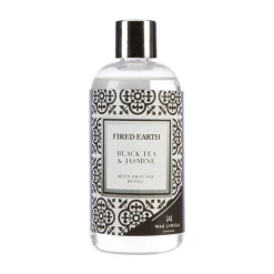 Wax Lyrical Fired Earth Reed Diffuser 200ml Refill - Black Tea & Jasmine