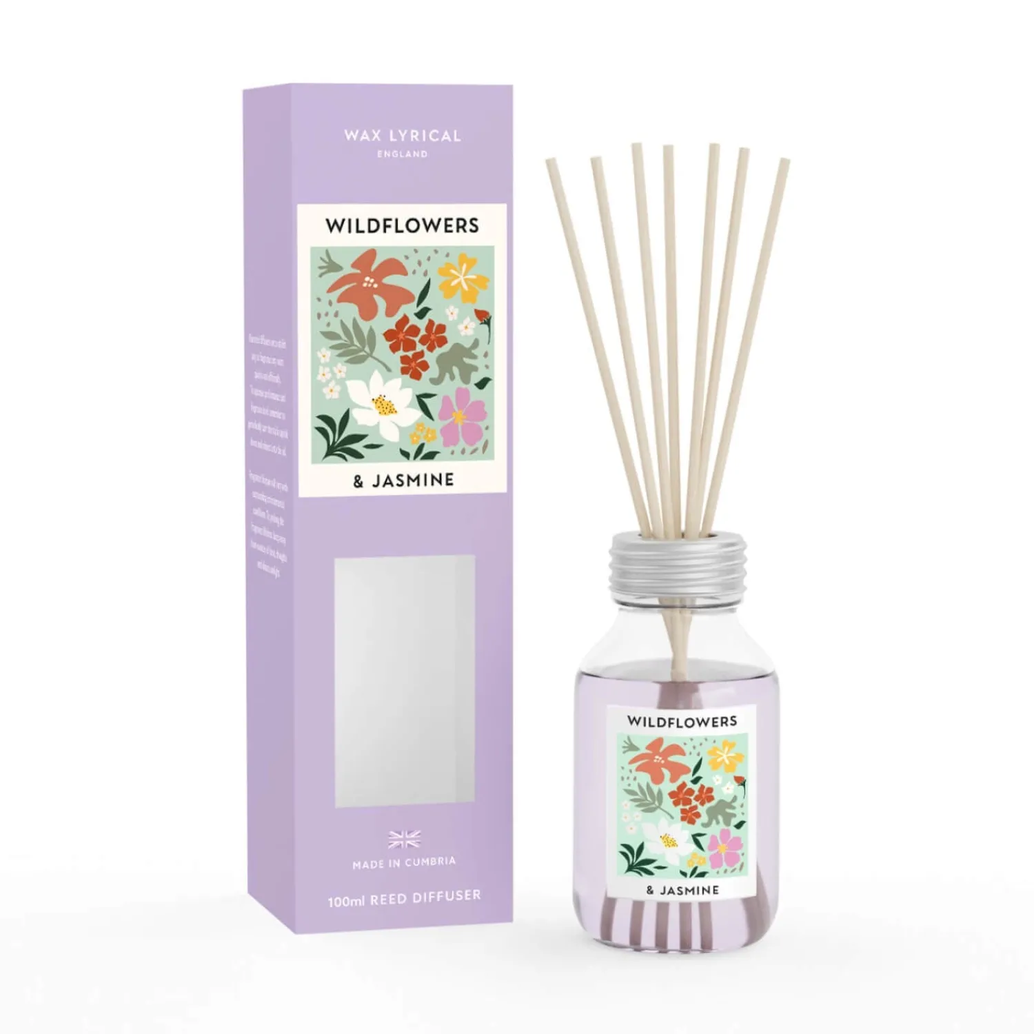 Wax Lyrical 100ml Reed Diffuser - Wildflowers & Jasmine
