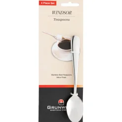 WINDSOR Stainless Steel 4 Piece Teaspoon - Set of 4