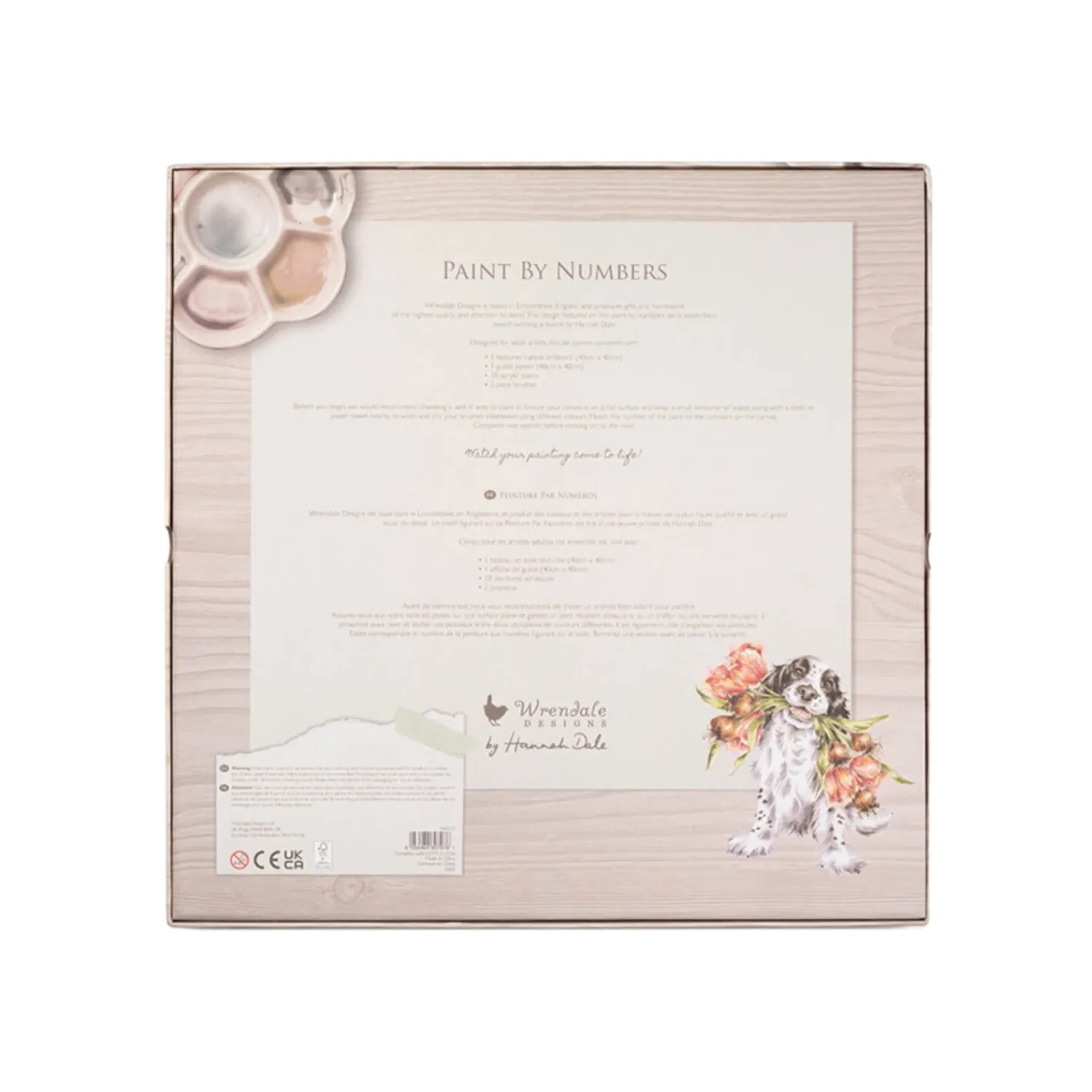 Wrendale Designs by Hannah Dale Paint By Numbers - Blooming With Love - Spaniel