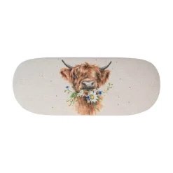 Wrendale Designs by Hannah Dale Glasses Case - Just For Moo - Highland Cow