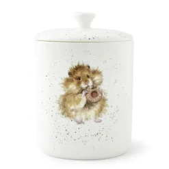 Wrendale Designs by Hannah Dale Bone China Biscuit Barrel - The Diet Starts Tomorrow