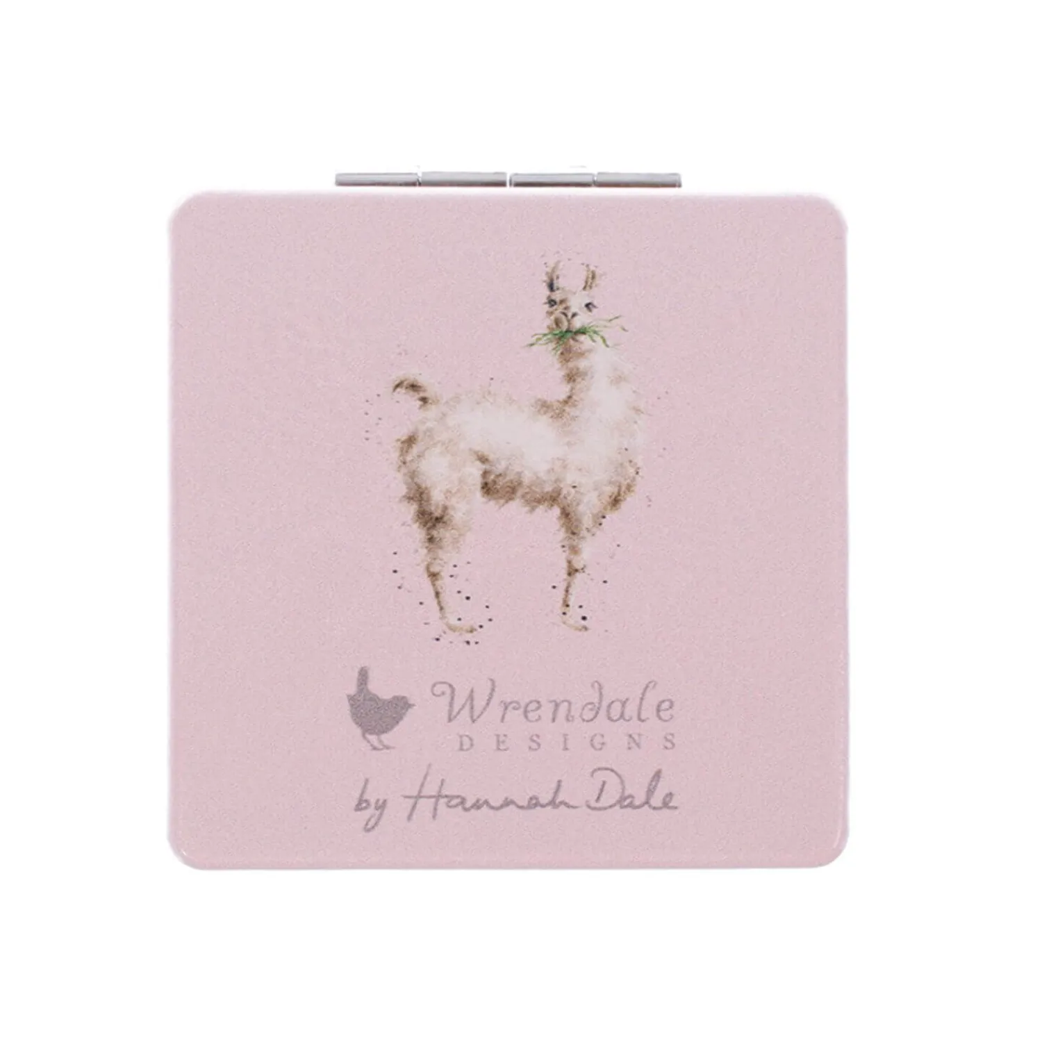 Wrendale Designs by Hannah Dale Compact Mirror - Llama Queen