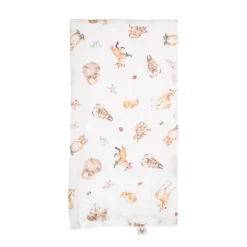Wrendale Designs by Hannah Dale Little Wren 100% Cotton Muslin Gift Set - Little Forest