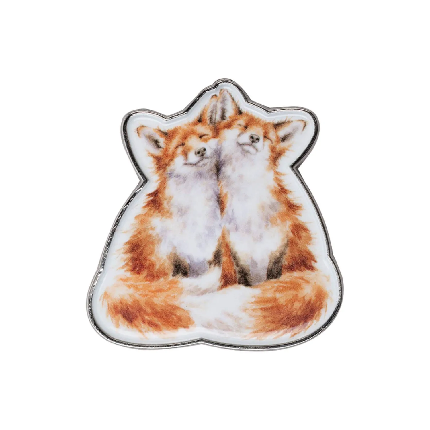 Wrendale Designs by Hannah Dale Pin Badge - Contentment - Fox