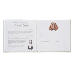 Wrendale Designs by Hannah Dale Password Book - Hydrangea
