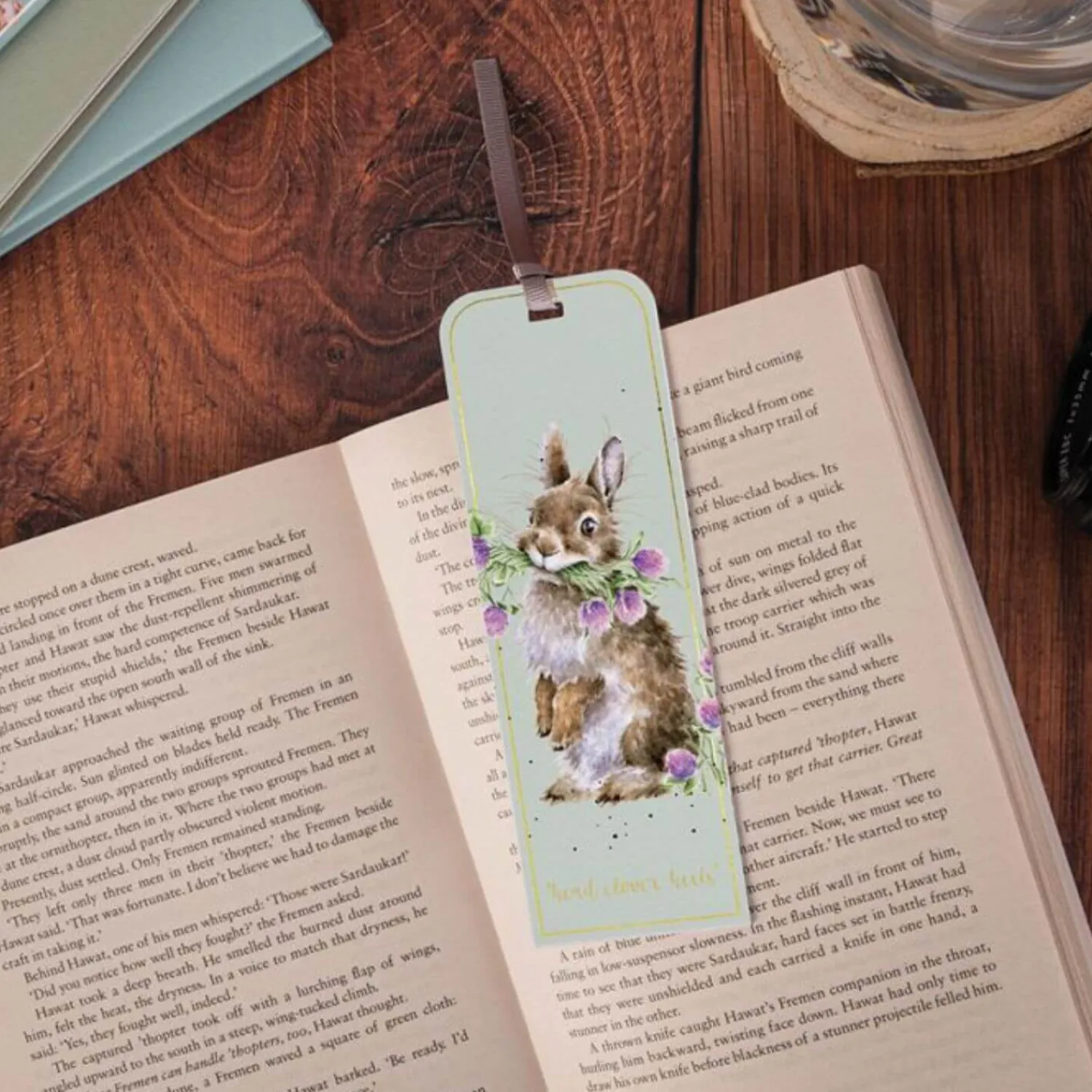 Wrendale Designs by Hannah Dale Bookmark - Head Clover Heels - Rabbit