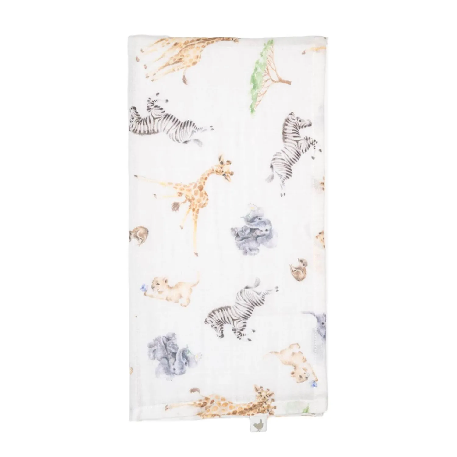 Wrendale Designs by Hannah Dale Little Wren 100% Cotton Muslin Gift Set - Little Savannah