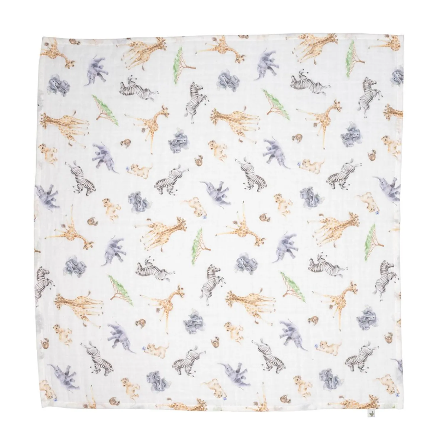 Wrendale Designs by Hannah Dale Little Wren 100% Cotton Muslin Gift Set - Little Savannah