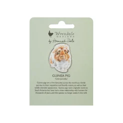 Wrendale Designs by Hannah Dale Pin Badge - Grinny Pig - Guinea Pig