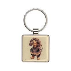 Wrendale Designs by Hannah Dale Key Ring - Little One - Dachshund