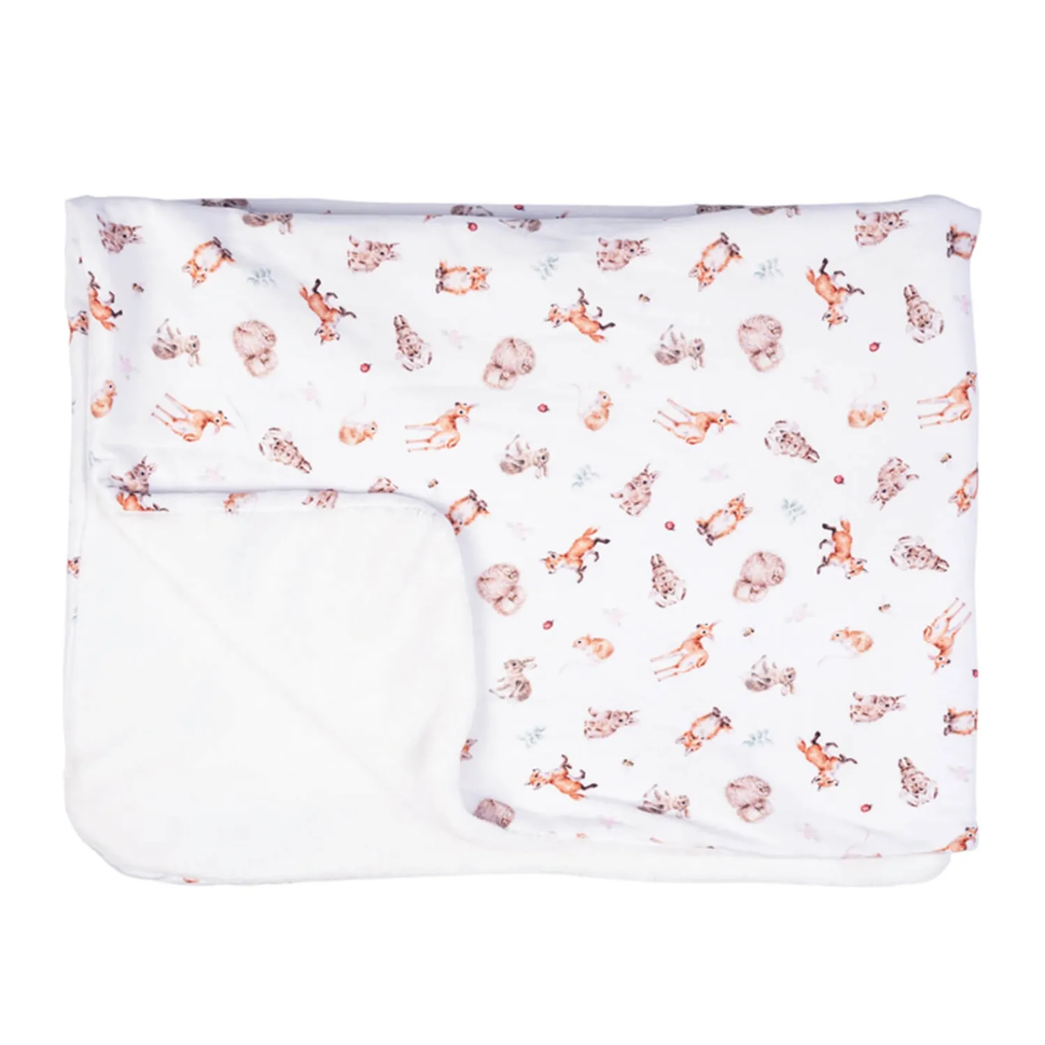 Wrendale Designs by Hannah Dale Little Wren Baby Blanket - Little Forest - Woodland Animals