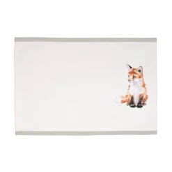 Wrendale Designs by Hannah Dale 100% Cotton Fabric Set of 4 Placemats - Woodlanders