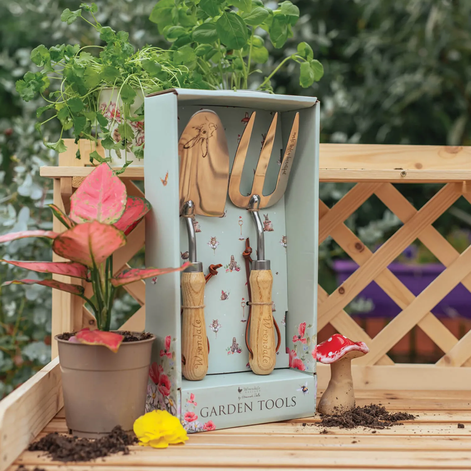 Wrendale Designs by Hannah Dale Fork & Trowel Set - Make Today Beautiful