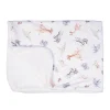 Wrendale Designs by Hannah Dale Little Wren Baby Blanket - Little Savannah - African Animals
