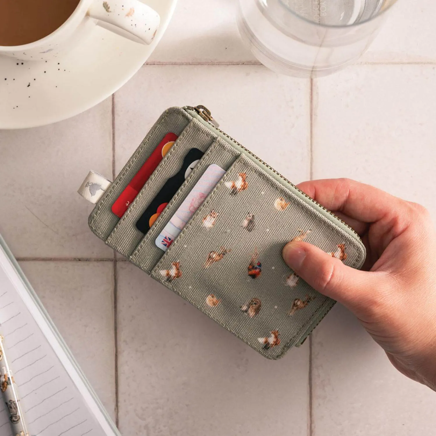 Wrendale Designs by Hannah Dale Coin/Card Holder Purse - Woodlanders