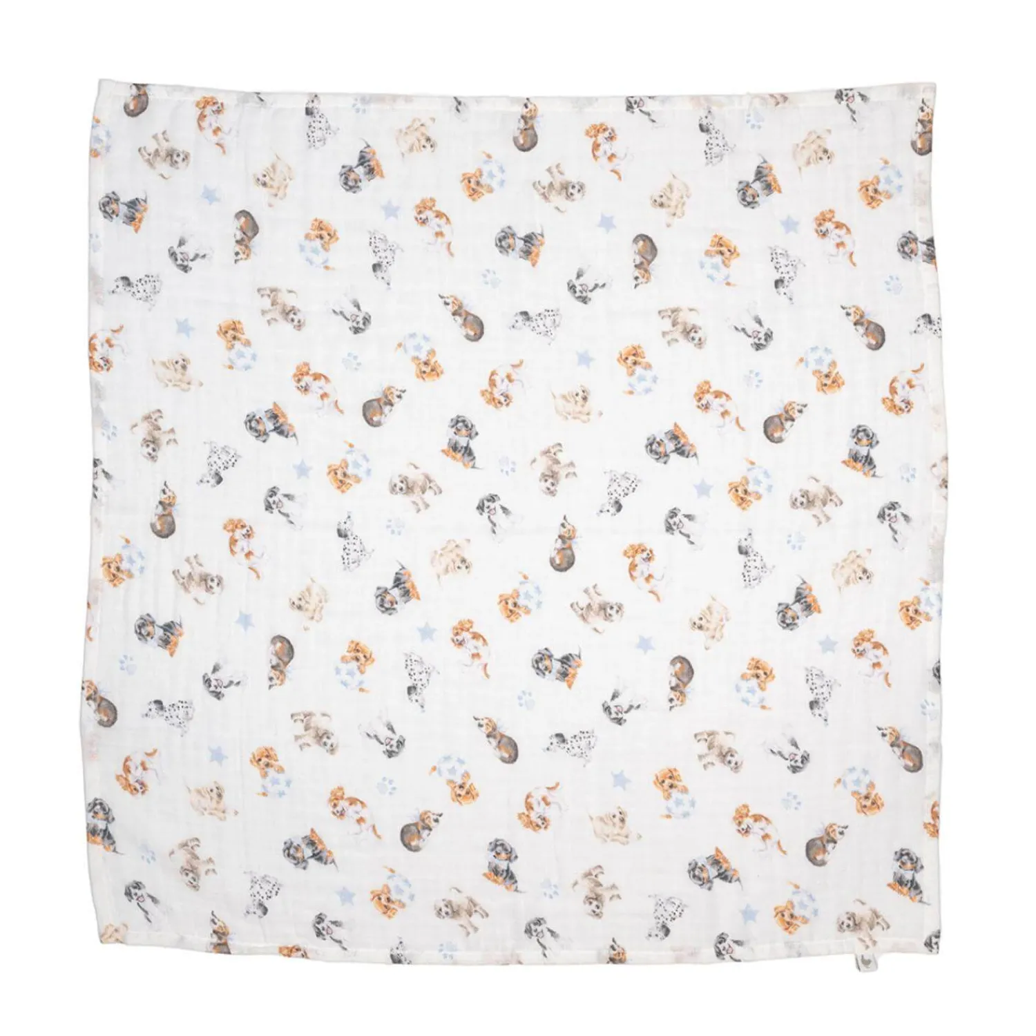 Wrendale Designs by Hannah Dale Little Wren 100% Cotton Muslin Gift Set - Little Paws