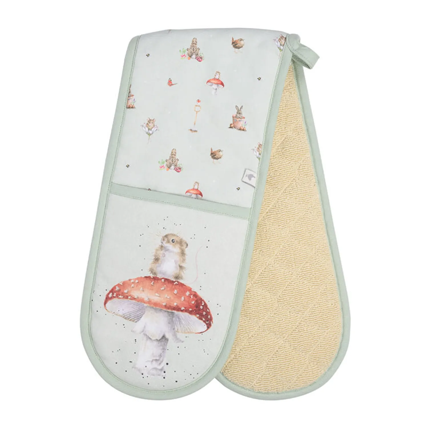 Wrendale Designs by Hannah Dale Double Oven Glove - Garden Friends