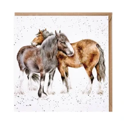 Wrendale Designs by Hannah Dale Card - Side By Side