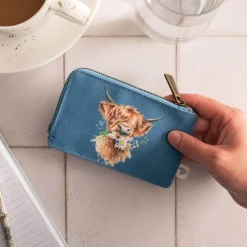 Wrendale Designs by Hannah Dale Coin/Card Holder Purse - Cow