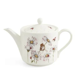 Wrendale Designs by Hannah Dale 2 Pint Teapot - Oops A Daisy