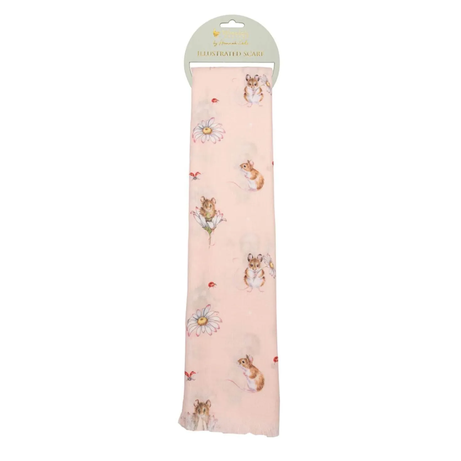 Wrendale Designs Everyday Scarf - Oops A Daisy - Mouse