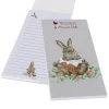 Wrendale Designs Magnetic Christmas Shopping Pad - Little Pudding - Rabbit