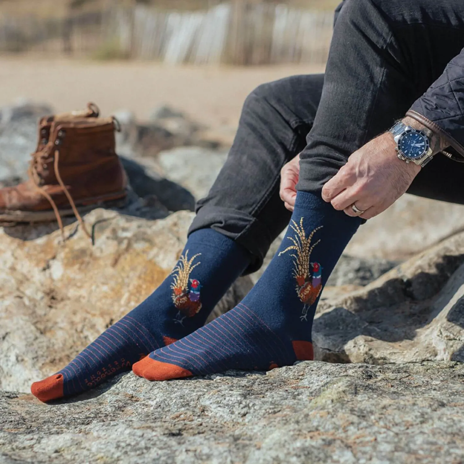 Wrendale Designs Mens Bamboo Socks One Size 7-11 - Ready For My Close Up