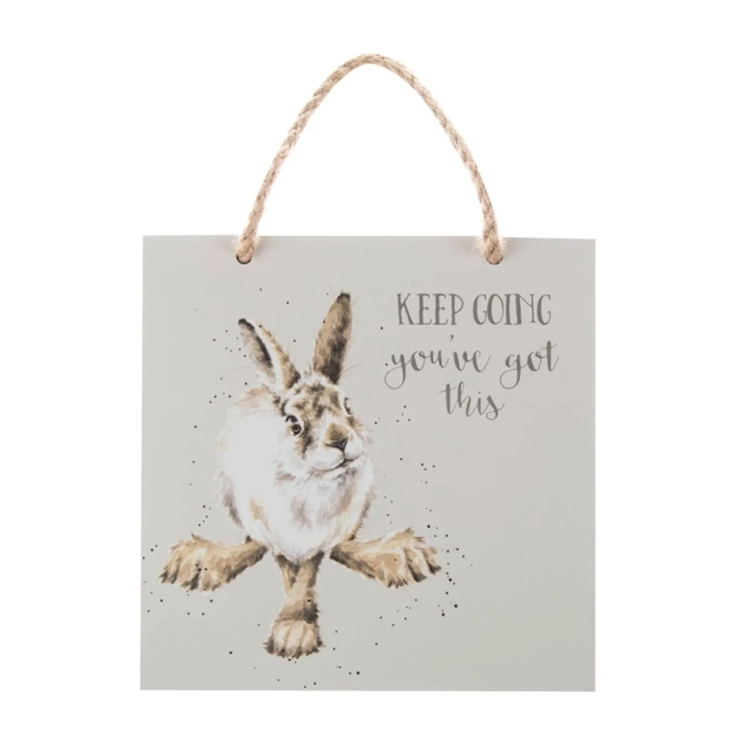 Wrendale Designs Wooden Plaque - Keep Going - You've Got This