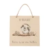 Wrendale Designs Wooden Plaque - Be Yourself - There Is No One Better