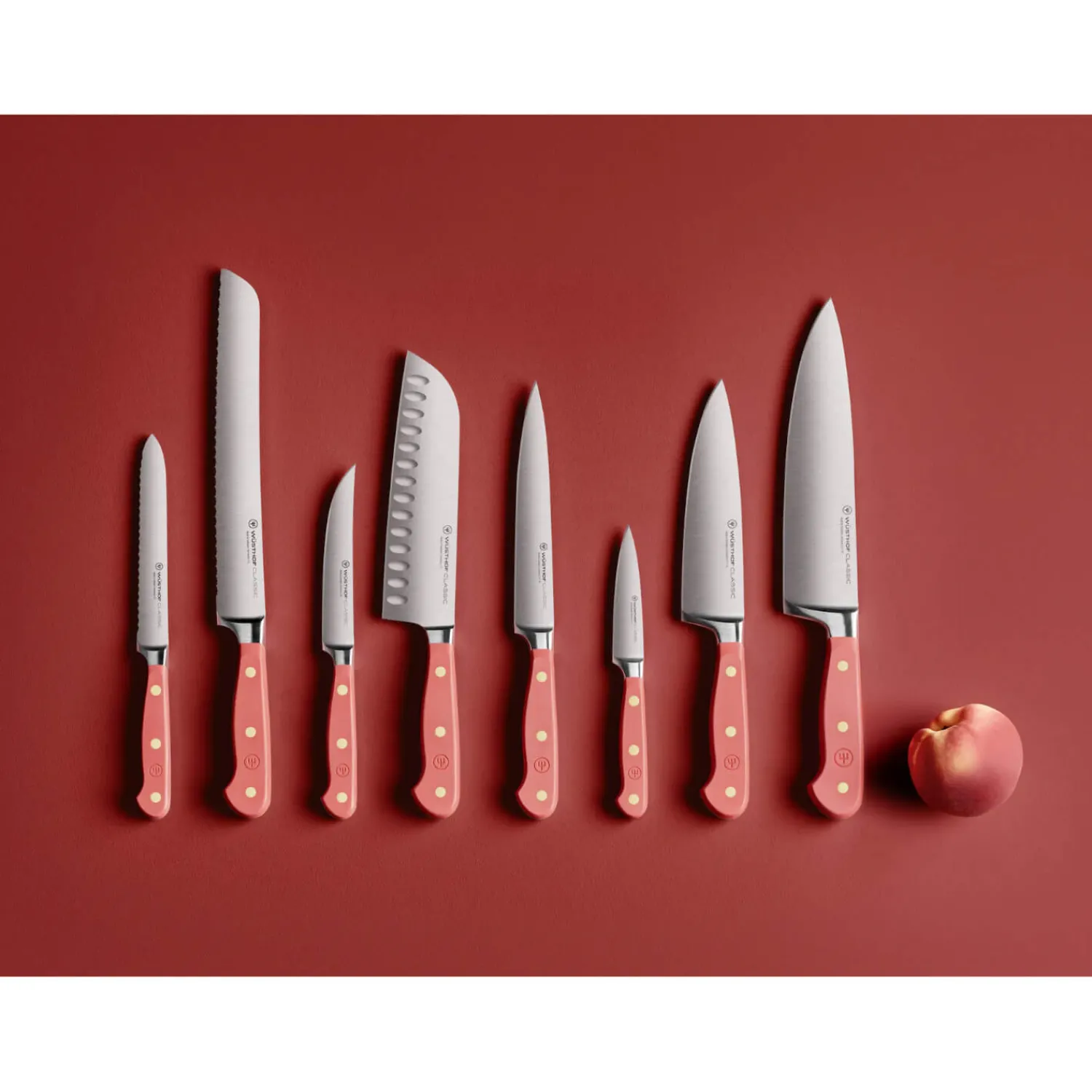 Wusthof Classic 16cm Utility Knife - Coral Peach