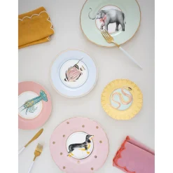 Yvonne Ellen 23cm Fine China Sandwich Plate - Elephant