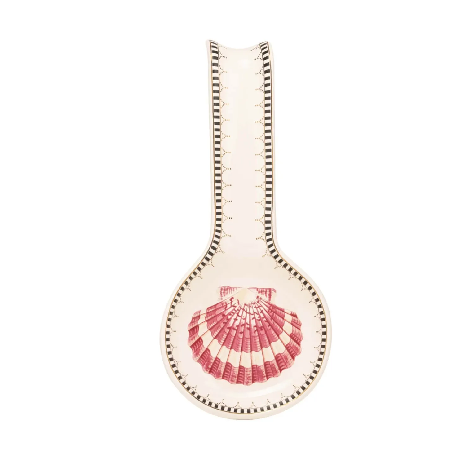 Yvonne Ellen Fine China Spoon Rest - Shell