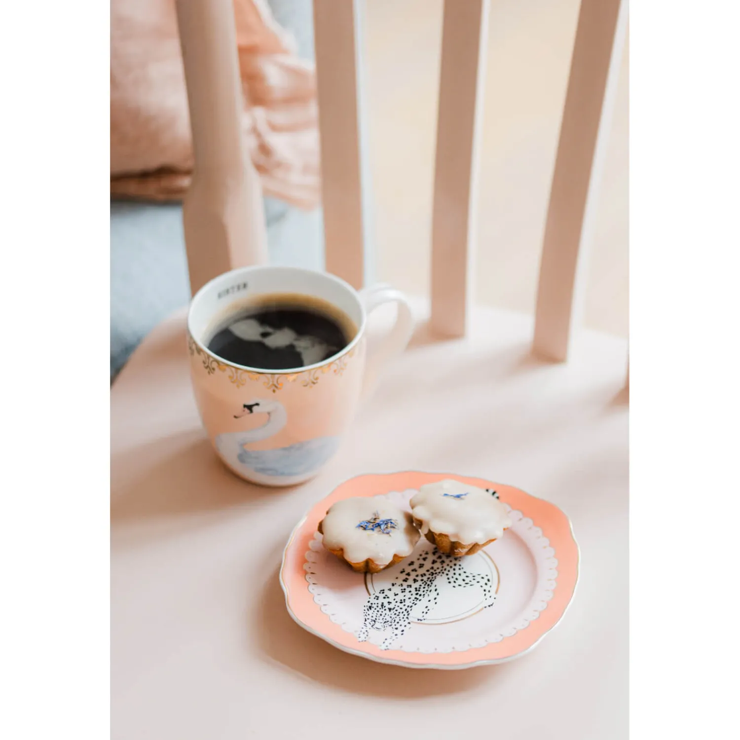 Yvonne Ellen Fine China Tea Plate - Leopard