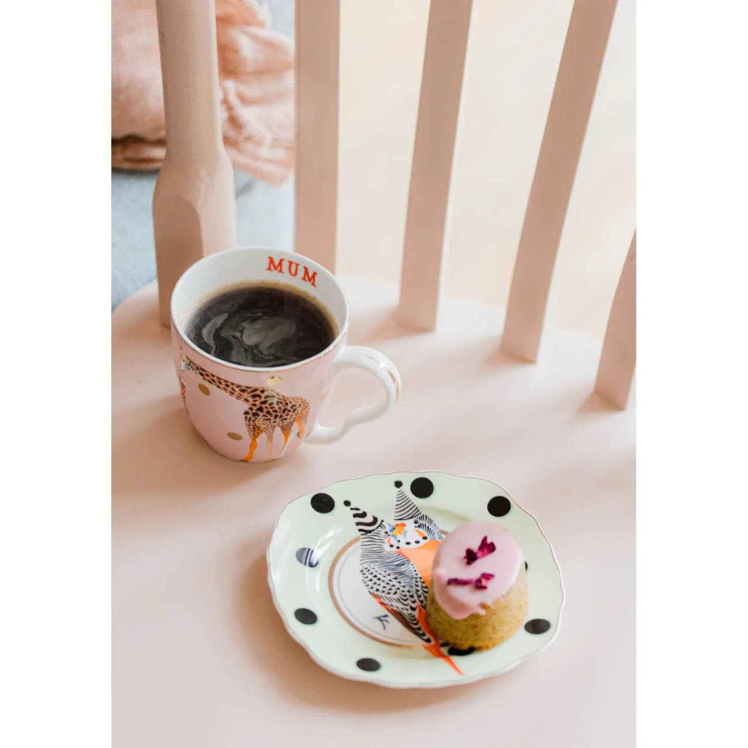 Yvonne Ellen Fine China Tea Plate - Budgie