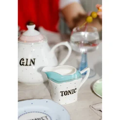 Yvonne Ellen 4-Piece Fine China Tea Plate Set - Cheeky