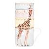 Yvonne Ellen 4-Piece Fine China Stacking Measuring Cups - Giraffe