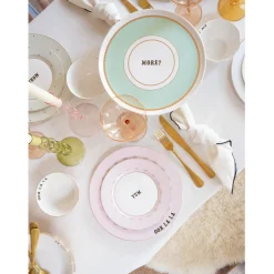 Yvonne Ellen 4-Piece Fine China Side Plates - Slogan